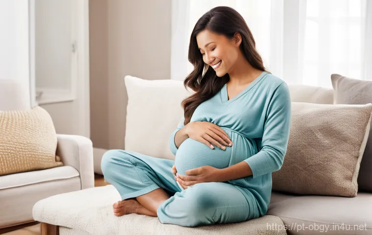 출산 후 모유수유 준비와 유의점 - **Prompt 1: Expectant Mother's Confident Preparation**
    A beautifully composed image of a pregnan...