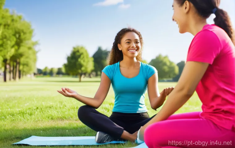 자궁경부 이형성증 검사와 치료 병원 - **Prompt: A serene and informative medical consultation between a kind, experienced female doctor an...