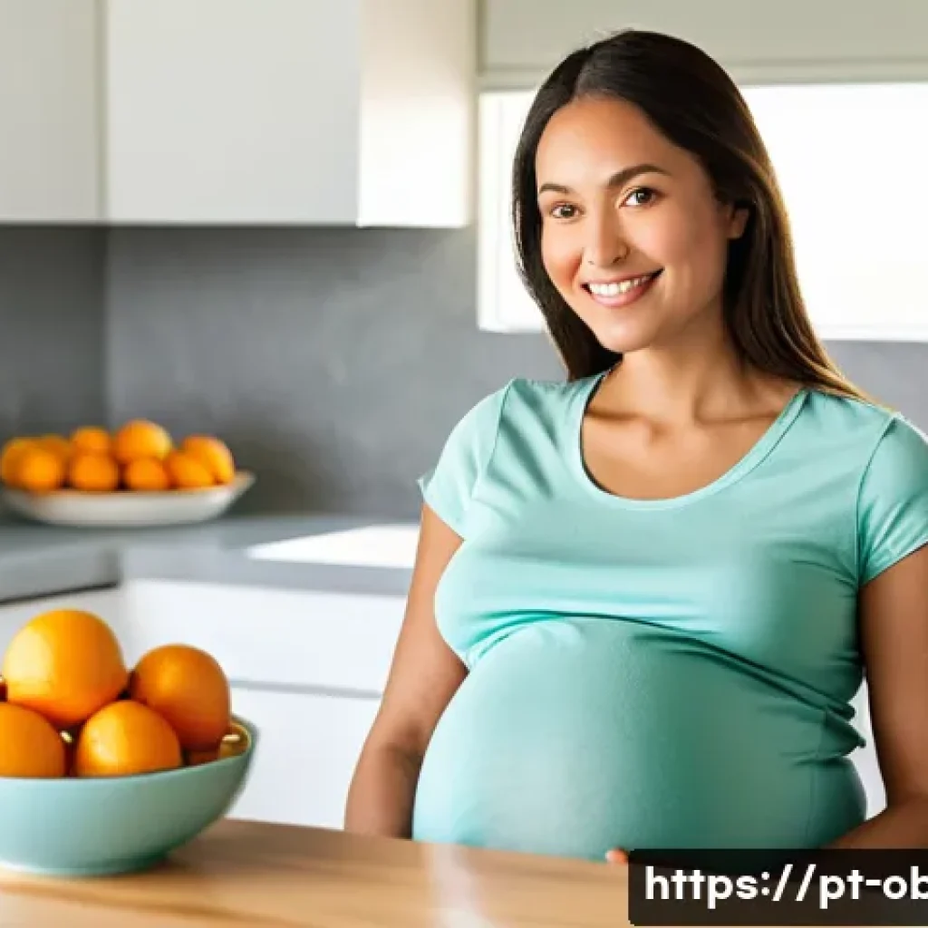 임신 중 철분제 복용 시 주의사항 - **Prompt 1: Serene Pregnancy Supplementation**
A highly detailed, realistic photograph of a radi...