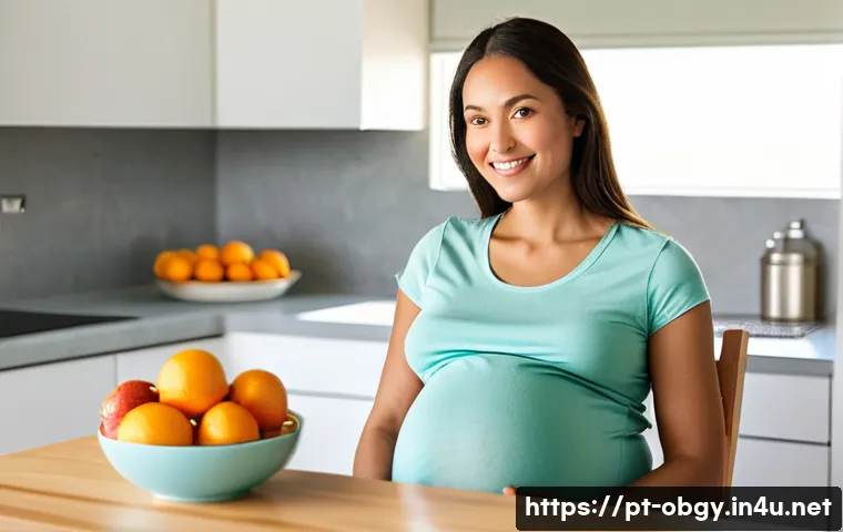 임신 중 철분제 복용 시 주의사항 - **Prompt 1: Serene Pregnancy Supplementation**
A highly detailed, realistic photograph of a radi...